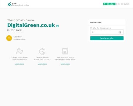 website thubmnail of DigitalGreen.co.uk