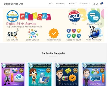 website thubmnail of Digital Service 24 Hours
