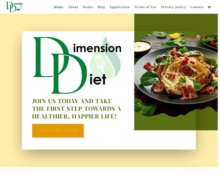 website thubmnail of Dimensiondiet
