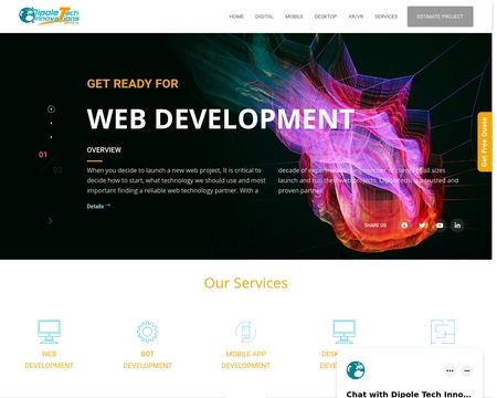 website thubmnail of Dipole Tech Innovations