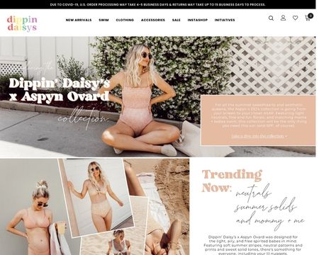 website thubmnail of Dippin Daisies
