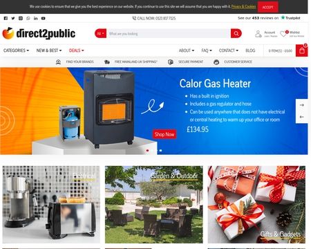 website thubmnail of Direct2public.co.uk
