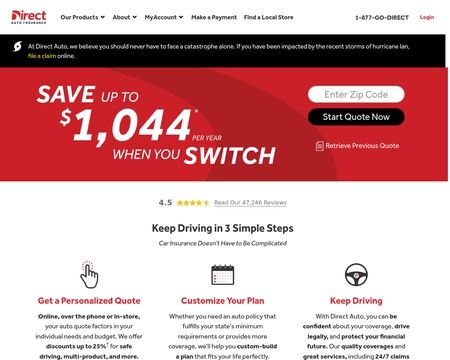 website thubmnail of Directauto