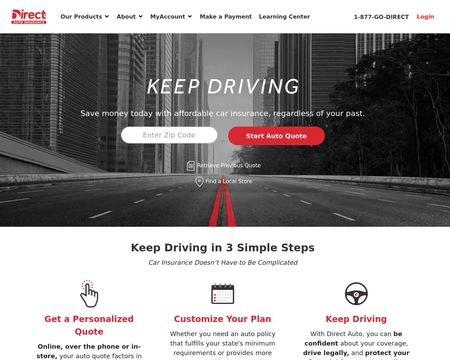 website thubmnail of Directgeneral