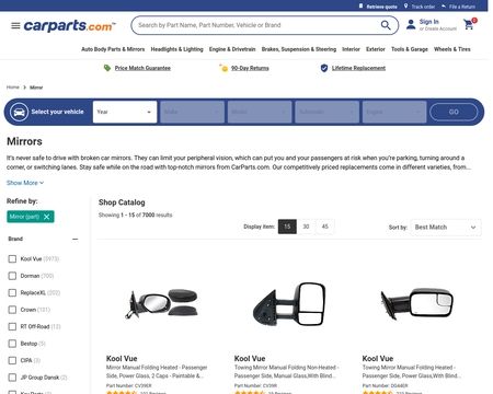 website thubmnail of DiscountAutoMirrors