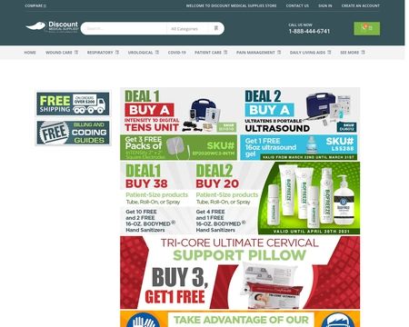 website thubmnail of DiscountMedicalSupplies