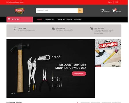 website thubmnail of Discountsuppliershop