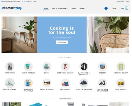 website thubmnail of Discounttoday.net