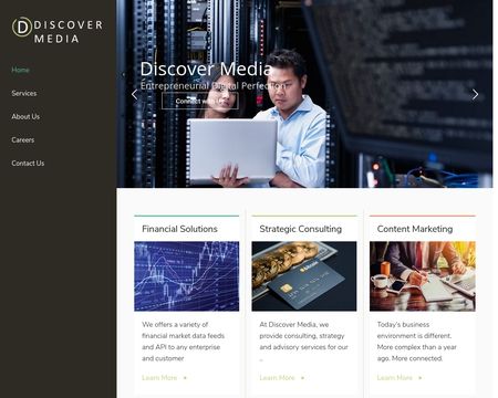 website thubmnail of Discover Media