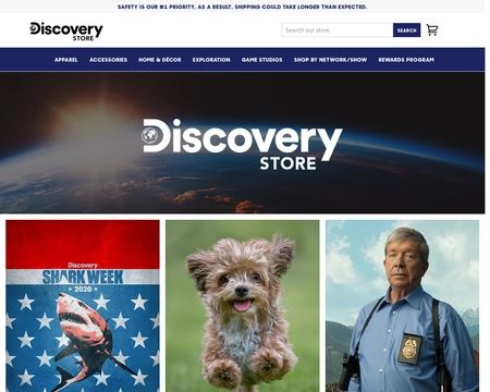 website thubmnail of Discovery Store