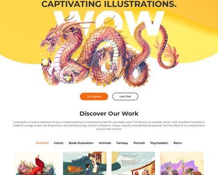 website thubmnail of Disney Book Illustrators