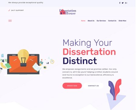 website thubmnail of Dissertation House