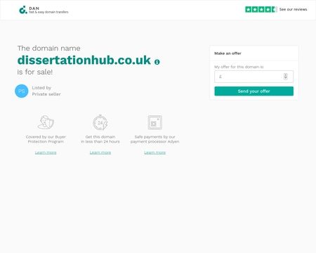 website thubmnail of DissertationHub.co.uk