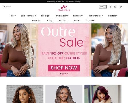 website thubmnail of DivaTress