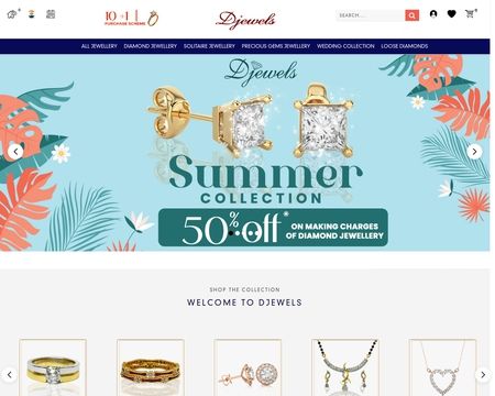 website thubmnail of Prabhakar Djewels Pvt. Ltd