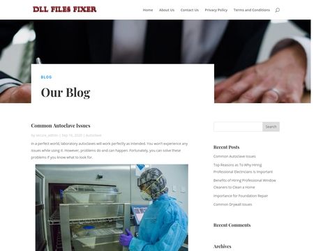 website thubmnail of Dllfilesfixer.org