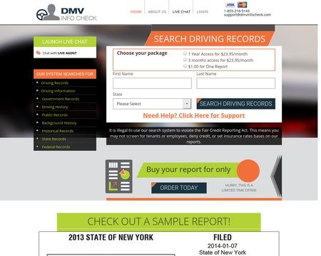 DMV Info Check