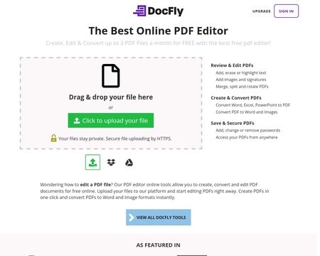 website thubmnail of DocFly