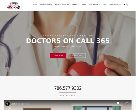 website thubmnail of Doctors On Call 365