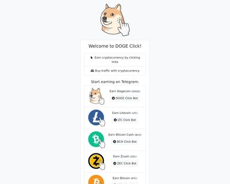 website thubmnail of Dogeclick