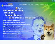 Thumbnail of Dogemaxmining.com