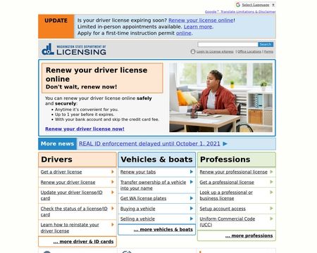website thubmnail of Dol.wa.gov