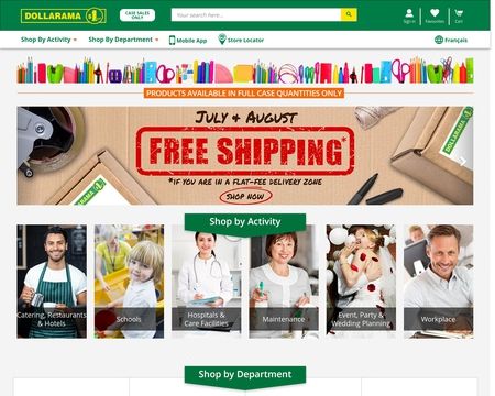 website thubmnail of Dollarama