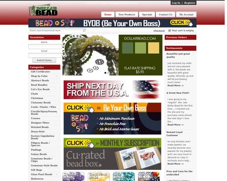website thubmnail of DollarBead