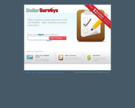 website thubmnail of DollarSurveys