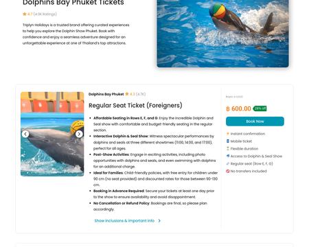 website thubmnail of Dolphinshowphuket