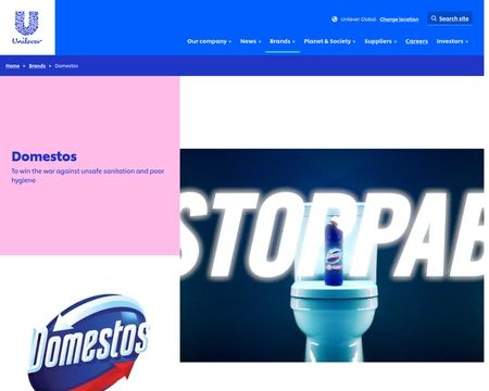 website thubmnail of Domestos