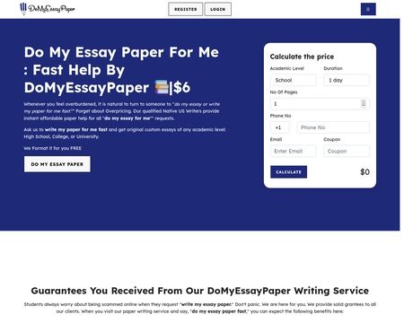 website thubmnail of Domyessaypaper.net