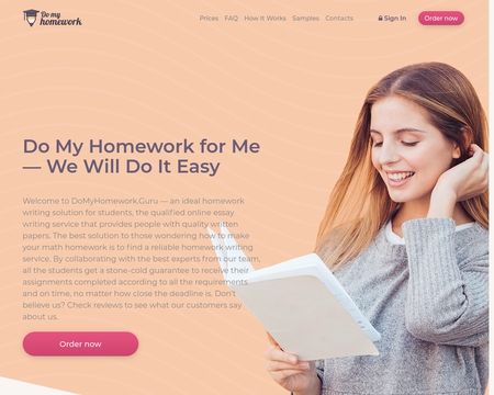 website thubmnail of Domyhomework.guru