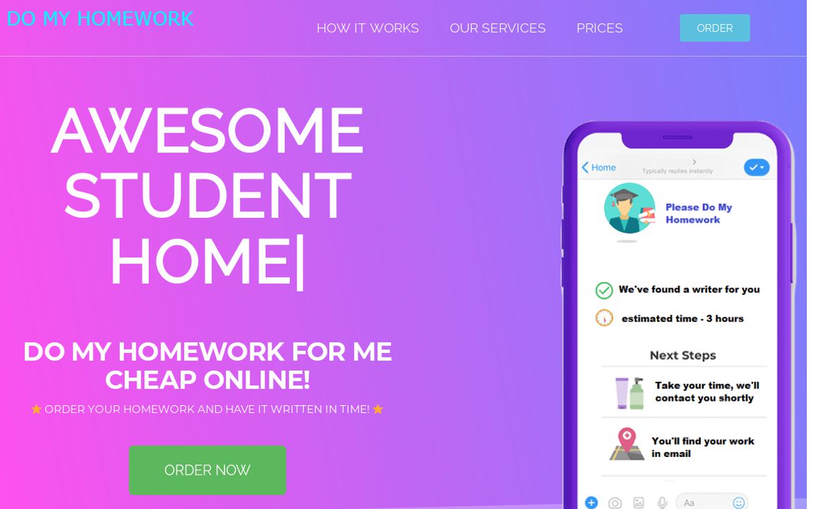website thubmnail of Domyhomework.pro