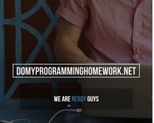 Domyprogramminghomework.net