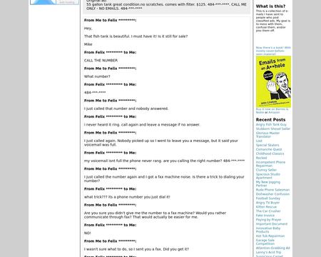 website thubmnail of DontEvenReply.com