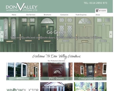 website thubmnail of Don Valley Window Systems Ltd