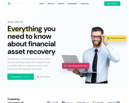 website thubmnail of Dorcaster Plc