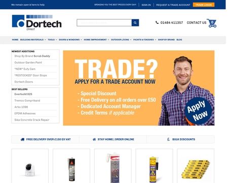 website thubmnail of Dortech Direct