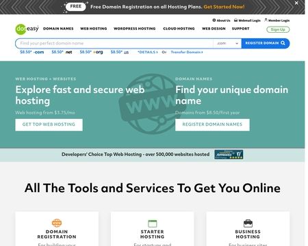 website thubmnail of Doteasy