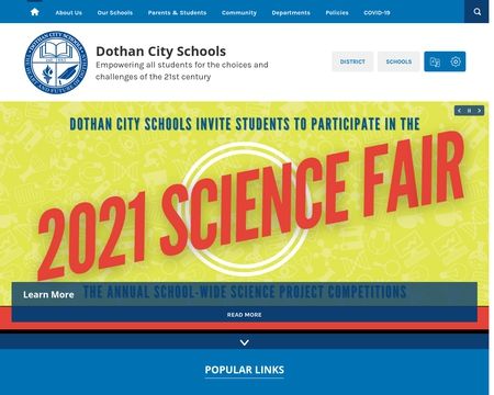 website thubmnail of Dothan.k12.al.us
