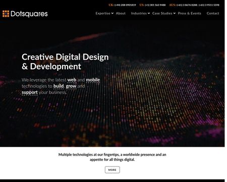 website thubmnail of Dotsquares