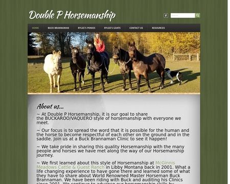 website thubmnail of DoublePHorsemanship