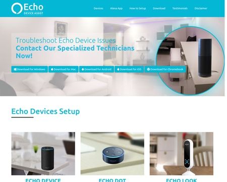 website thubmnail of Downloadalexa-app
