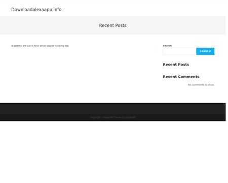 website thubmnail of Downloadalexaapp.info