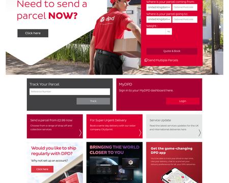 website thubmnail of dpd UK