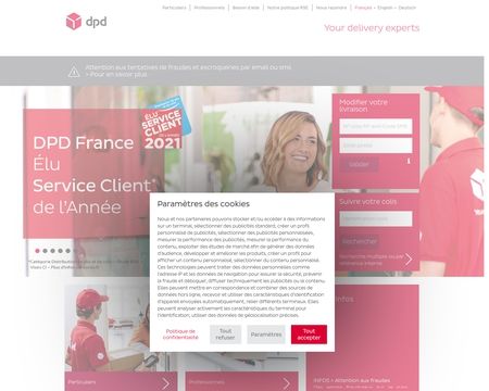 website thubmnail of Dpd.fr