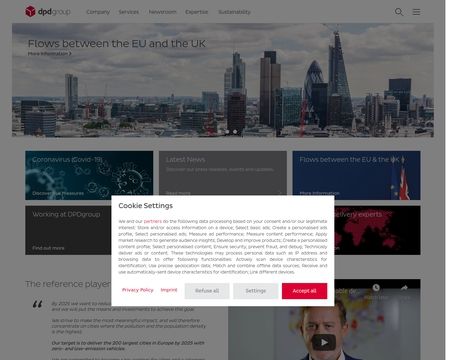 website thubmnail of Dpdgroup