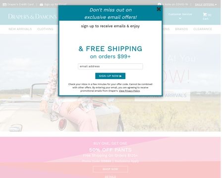 website thubmnail of Draper's & Damon's