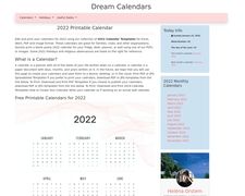 Thumbnail of Dream Calendars